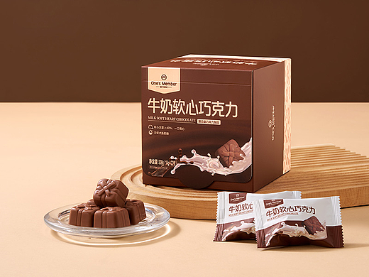 牛奶软心巧克力|产品摄影|北京西米商业摄影