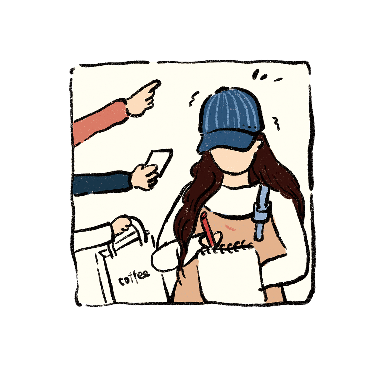 我想做一个朴素的劳动人民，动手就行，不要动我的脑子（图ZMzg4OTIxNDc2） - 商业插画 - 站酷设计师MegatronLD原创素材 - 站酷ZCOOL