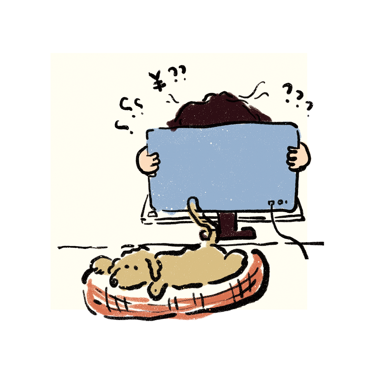 我想做一个朴素的劳动人民，动手就行，不要动我的脑子（图ZMzg4OTIyMTky） - 商业插画 - 站酷设计师MegatronLD原创素材 - 站酷ZCOOL