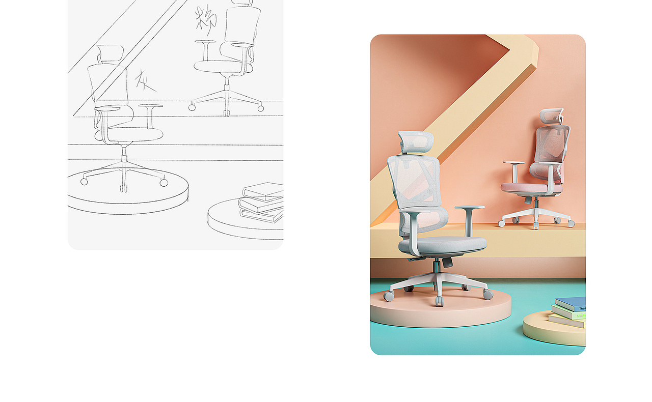 西昊人体工学椅详情页视觉提案