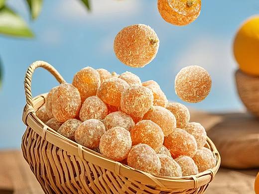 结合AI拍摄果脯蜜饯