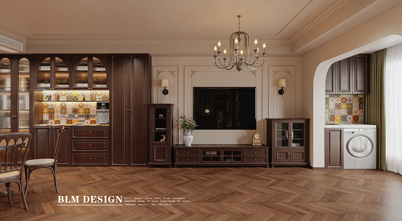 复古美式家装案例分享