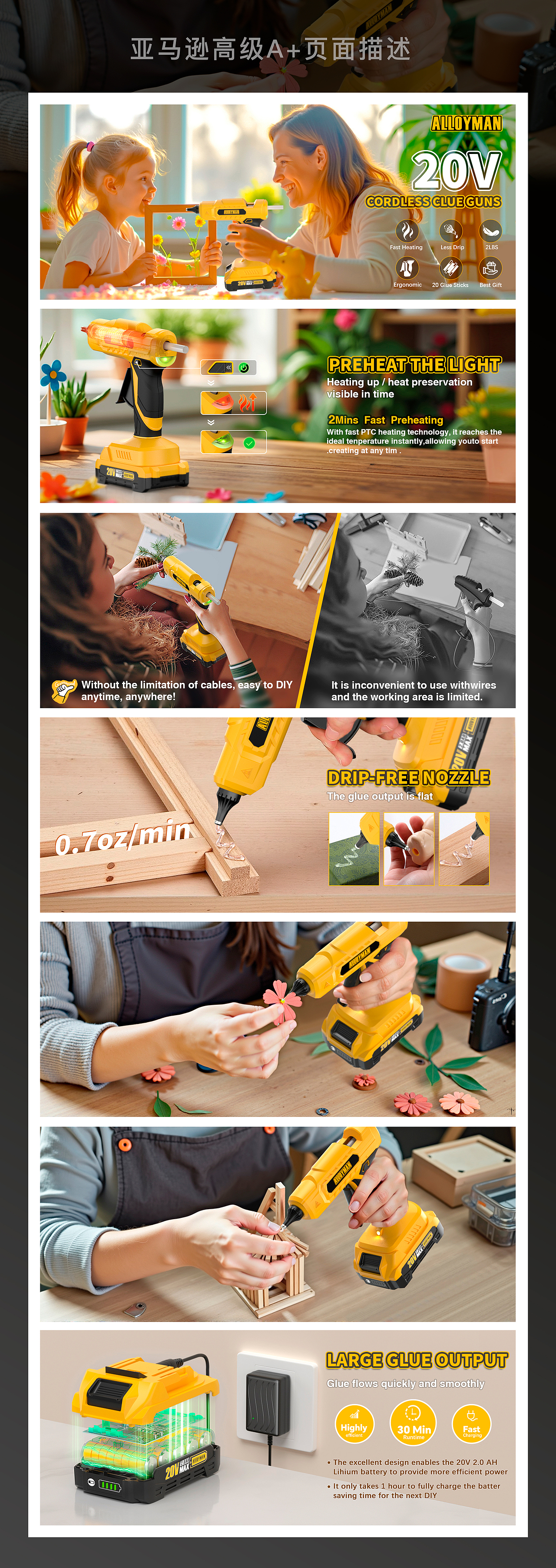 热熔胶枪套图设计