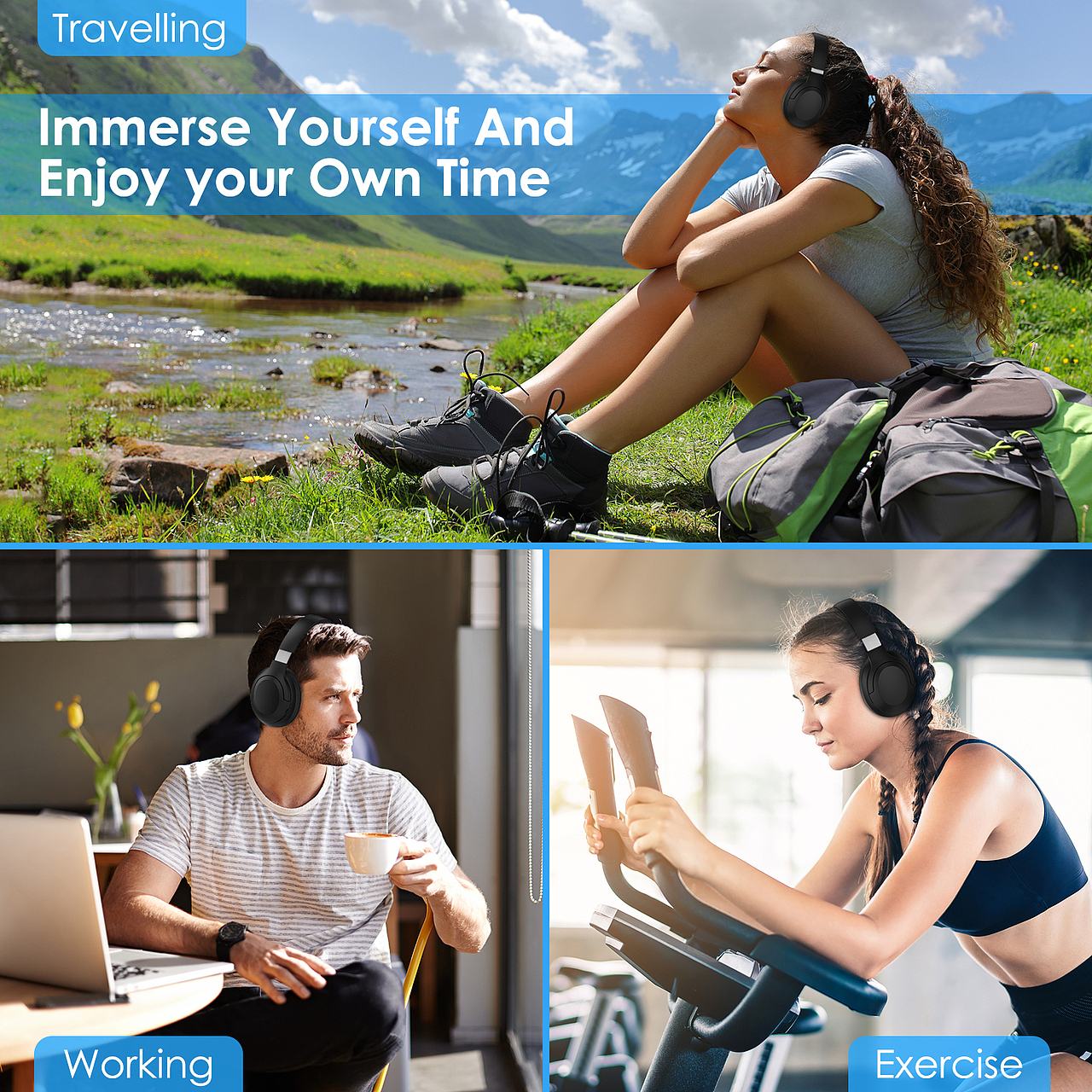 亚马逊主图-头戴式耳机