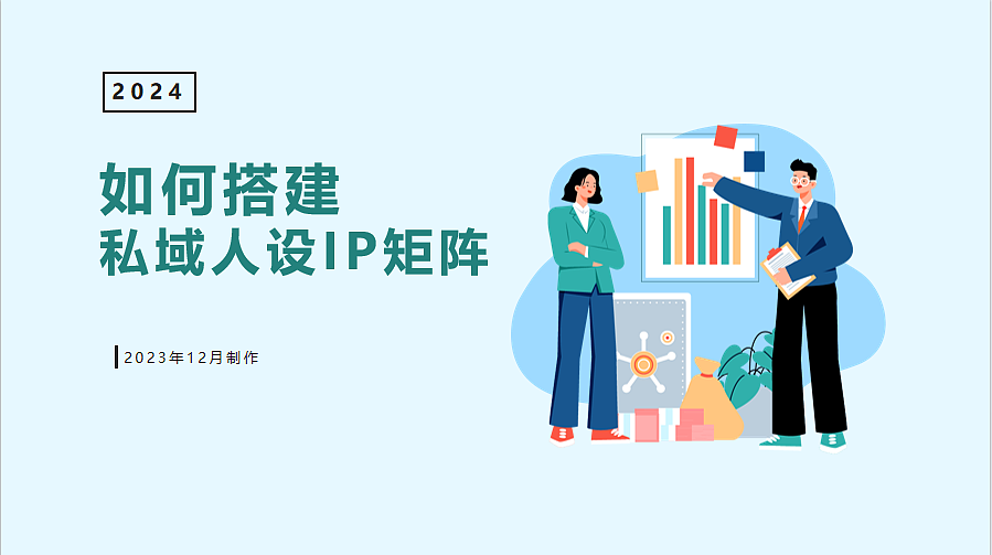 2024如何私域人设IP矩阵搭建思路培训课件