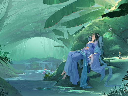 春日眠（個人主頁-ZNzE3MzkzODQ=） - 創(chuàng)作習(xí)作 - 站酷設(shè)計師空山霧眠原創(chuàng)素材 - 站酷ZCOOL