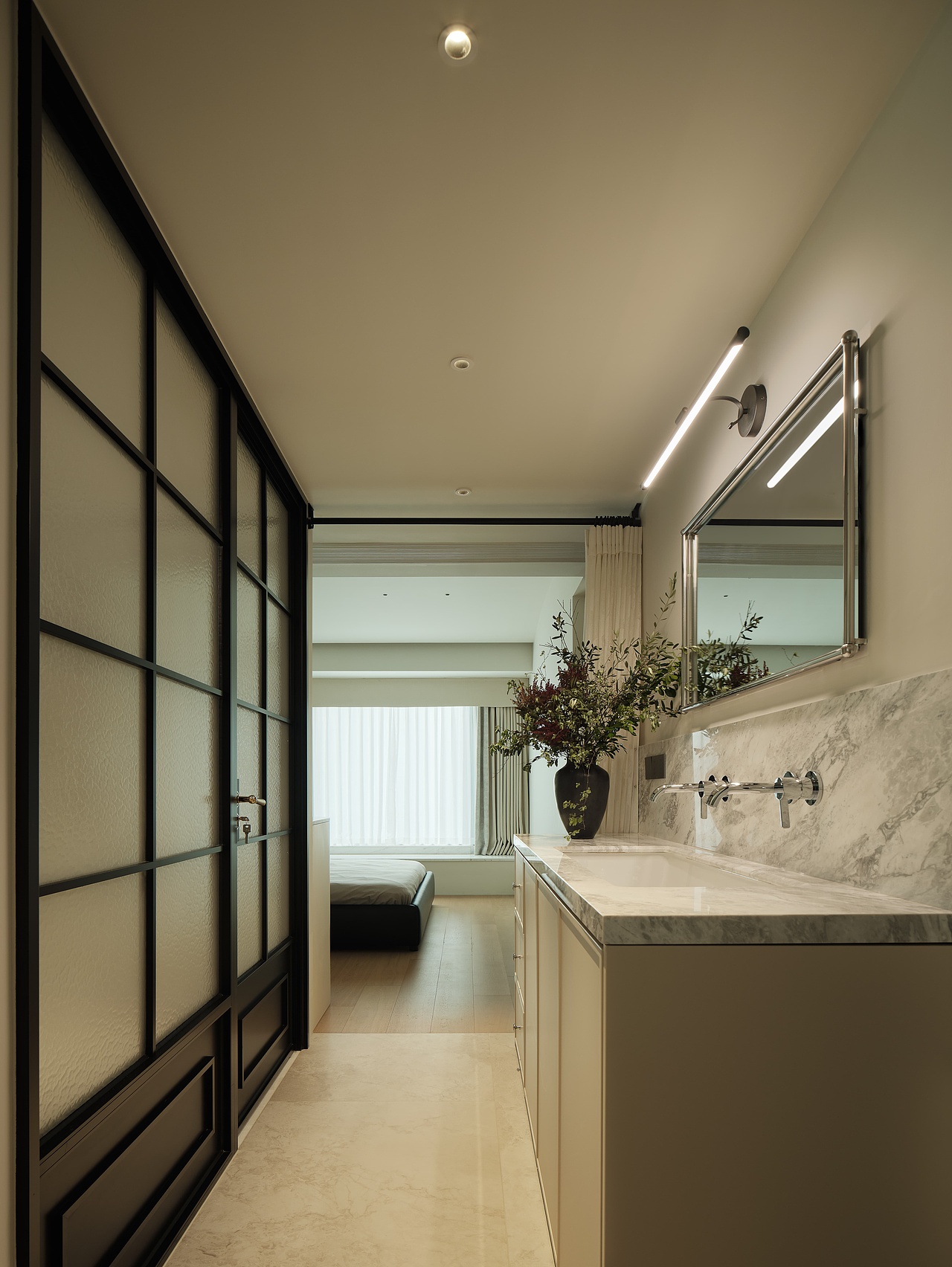 ▲通往寝区视角