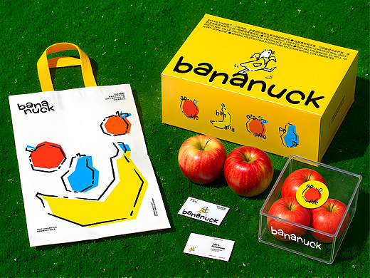 BANANUCK | 水果品牌设计/LOGO/VI/包装
