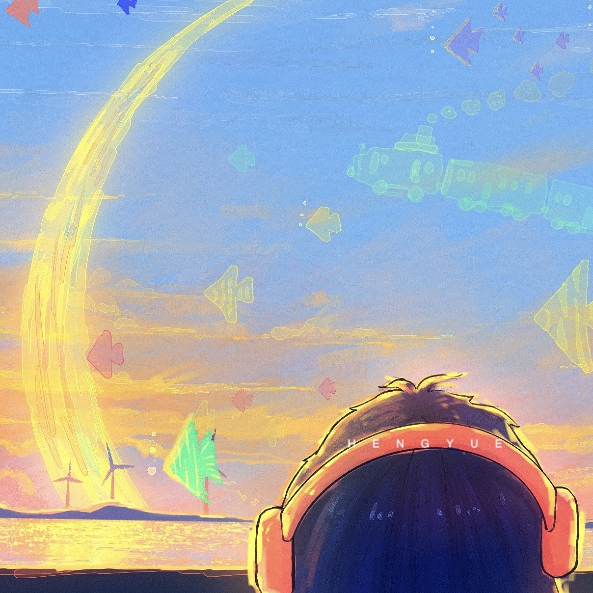 彩色海洋（图ZMzg4OTU3NDAw） - 艺术插画 - 站酷设计师HENGYUE原创素材 - 站酷ZCOOL