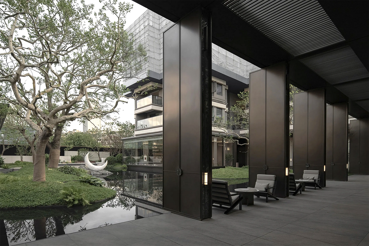 佛山龙湖御湖境示范区景观SU模型下载