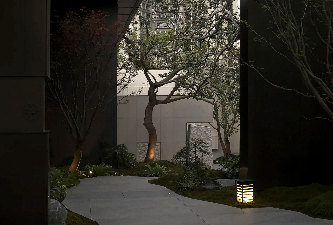 佛山龙湖御湖境示范区景观SU模型下载