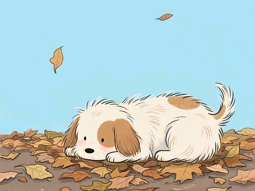 秋天的流浪狗（个人主页-ZNzE3NDExNDg=） - 绘本 - 站酷设计师道九TDZ原创素材 - 站酷ZCOOL