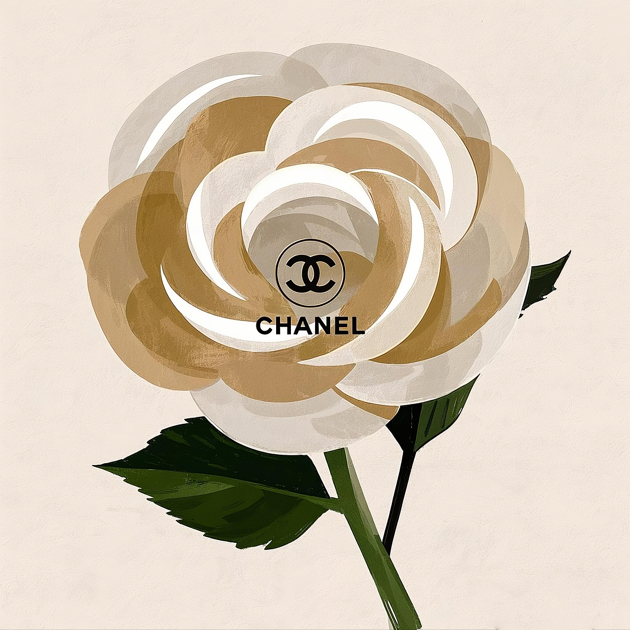 chanel香奈儿系列原创插画设计2