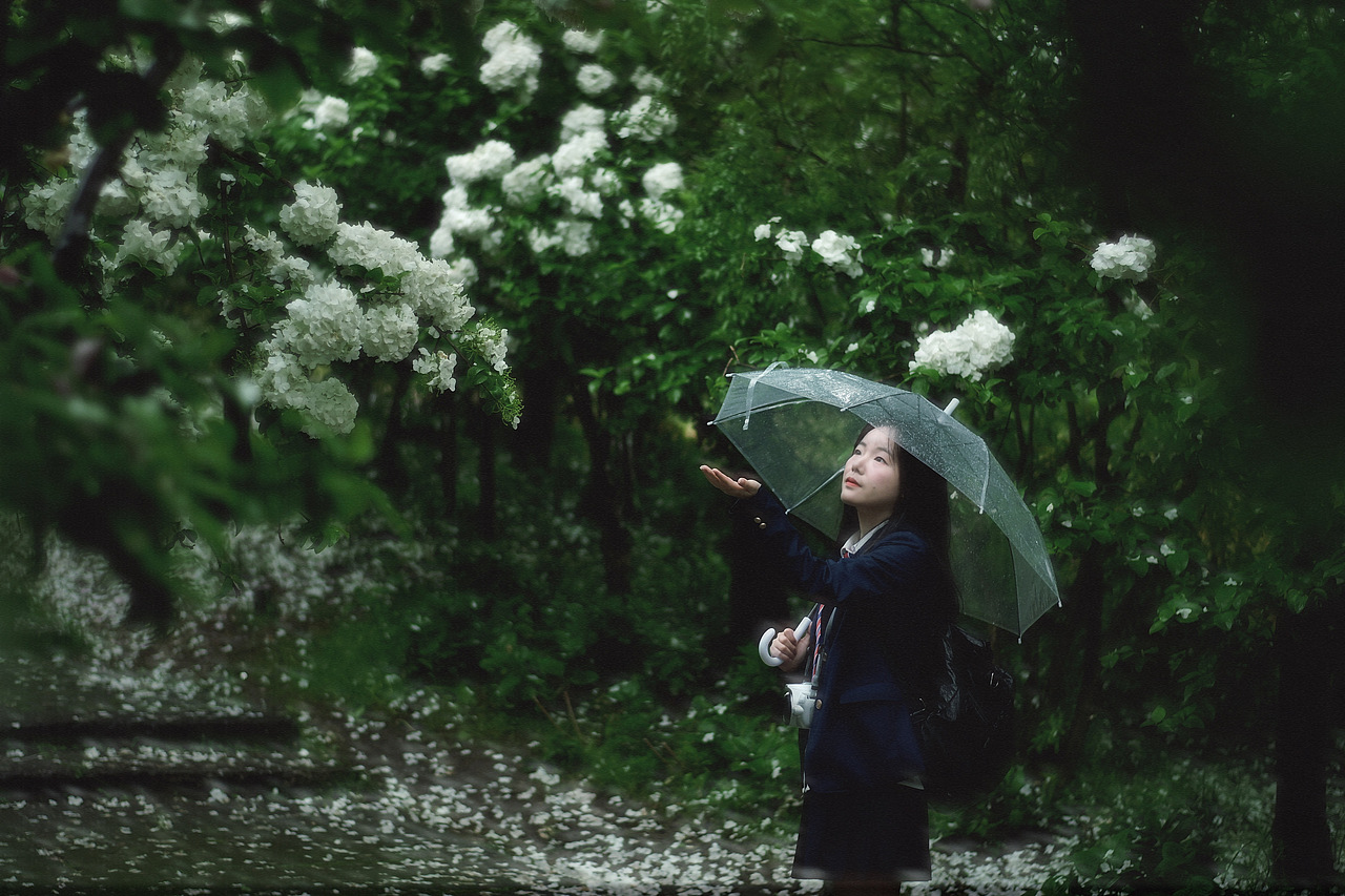 当雨滴擦亮青春，我们在水洼里打捞时光