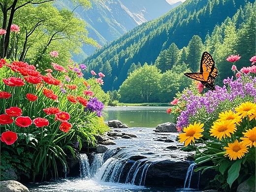春日风景壁纸手机治愈养眼，带来春日的美好气息!