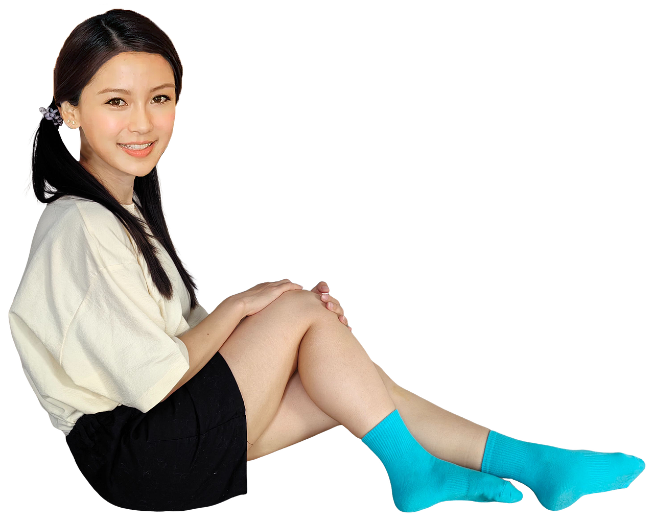 迪菲姐姐穿湖蓝色袜子挺漂亮42P（透明背景）（图ZMzg4OTc4MTc2） - 时尚/艺术摄影 - 站酷设计师lipeiqi001原创素材 - 站酷ZCOOL