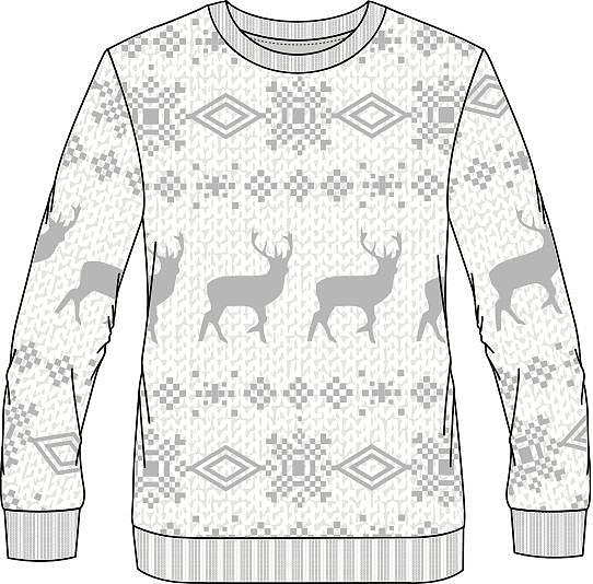 滕宏—CDR绘制套头毛衫系列款式图（图ZMzg4OTc5NjY4） - 休闲/流行服饰 - 站酷设计师滕宏原创素材 - 站酷ZCOOL