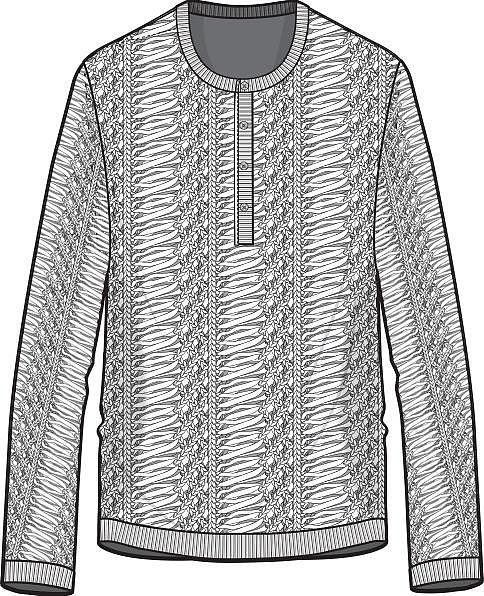 滕宏—CDR绘制套头毛衫系列款式图（图ZMzg4OTc5NzA4） - 休闲/流行服饰 - 站酷设计师滕宏原创素材 - 站酷ZCOOL