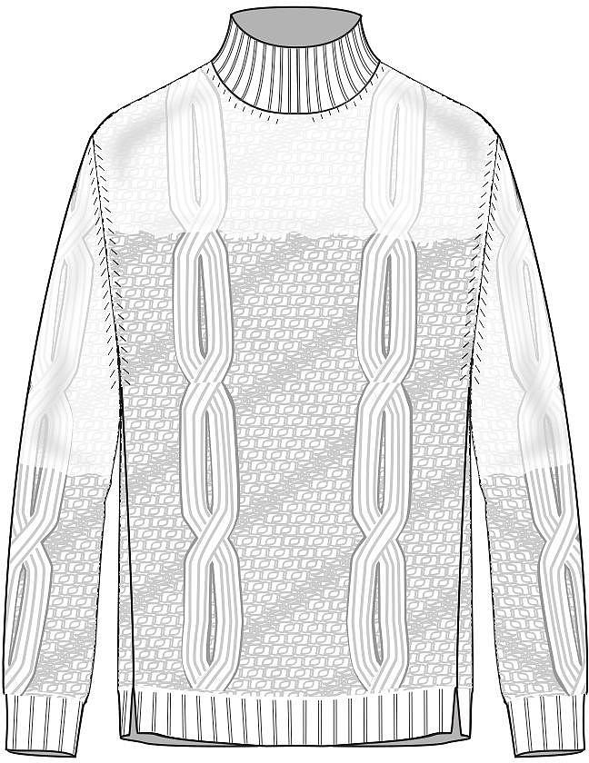 滕宏—CDR绘制套头毛衫系列款式图（图ZMzg4OTc5OTky） - 休闲/流行服饰 - 站酷设计师滕宏原创素材 - 站酷ZCOOL