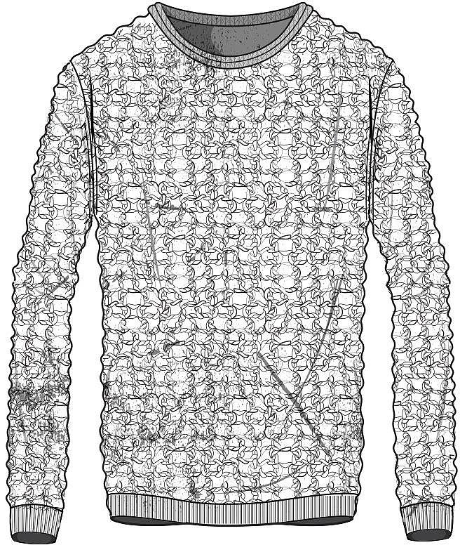 滕宏—CDR绘制套头毛衫系列款式图（图ZMzg4OTgwMDE2） - 休闲/流行服饰 - 站酷设计师滕宏原创素材 - 站酷ZCOOL