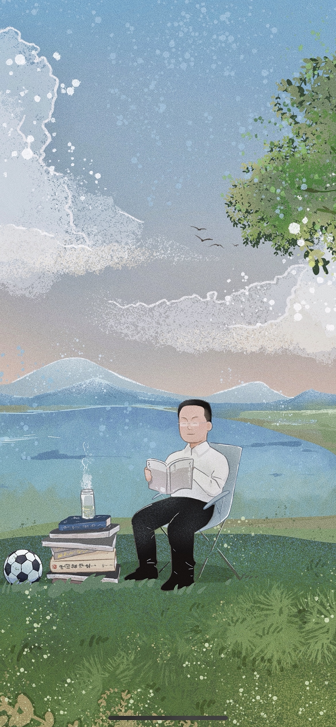 父女银杏头像+3个Q版+老干部+…