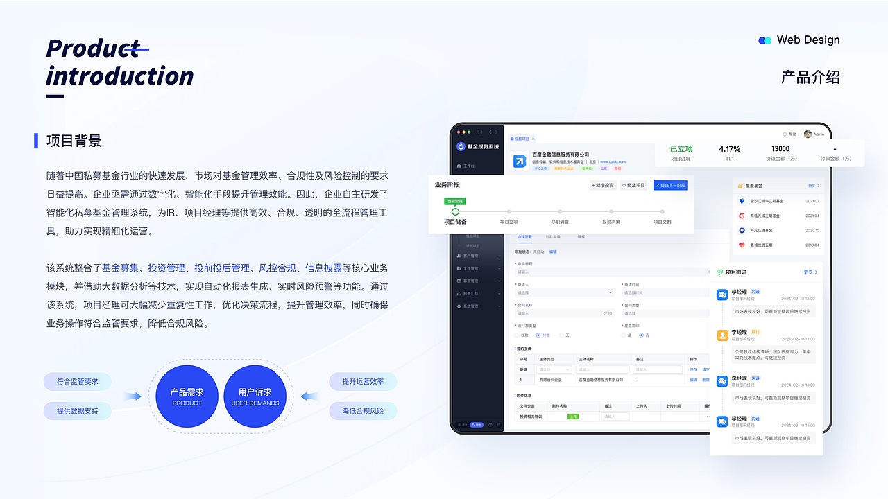 私募基金投资管理系统