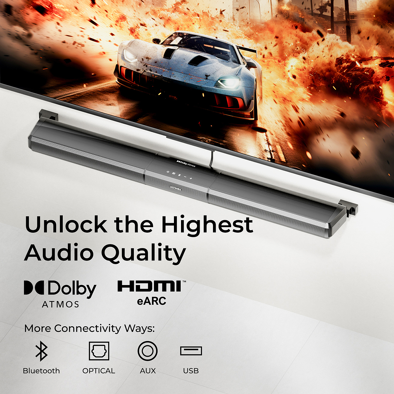 拓觅 Apollo S80 Soundbar with Dolby Atmos 声霸