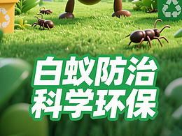 白蚁防治社区宣传海报