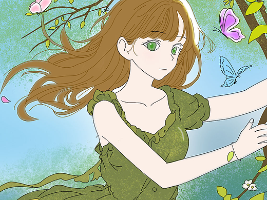《春日·梦栖芳枝》（个人主页-ZNzE3NDYyMjA=） - 其他 - 站酷设计师Z441262429原创素材 - 站酷ZCOOL