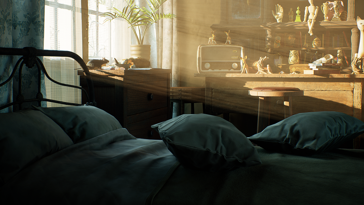 室内氛围场景制作渲染