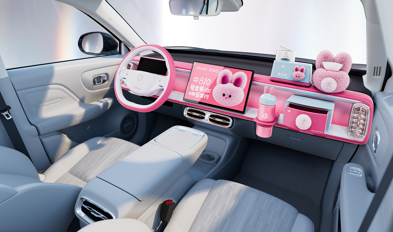 零跑B10百变副驾 | 家庭欢乐副席（图ZMzg5MDIwNTY0） - 其他工业/产品 - 站酷设计师大嘴巴柯基原创素材 - 站酷ZCOOL