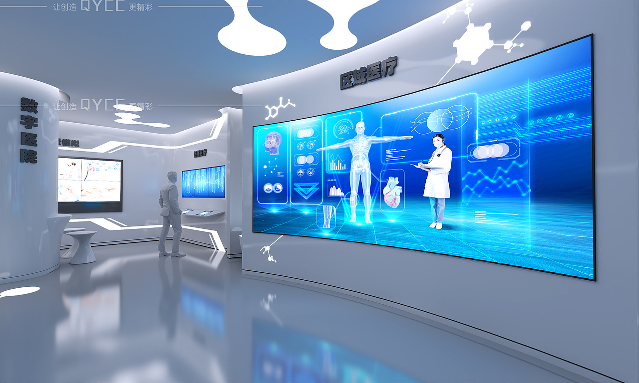 企业展厅设计-生物医疗科技展厅设计