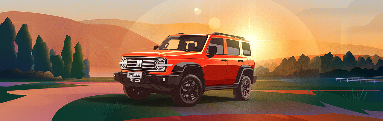 商业插画|扁平设计