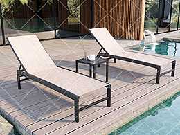 户外躺椅效果图