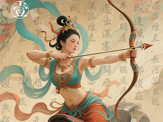 敦煌女侠·大漠孤烟直 长河落日圆