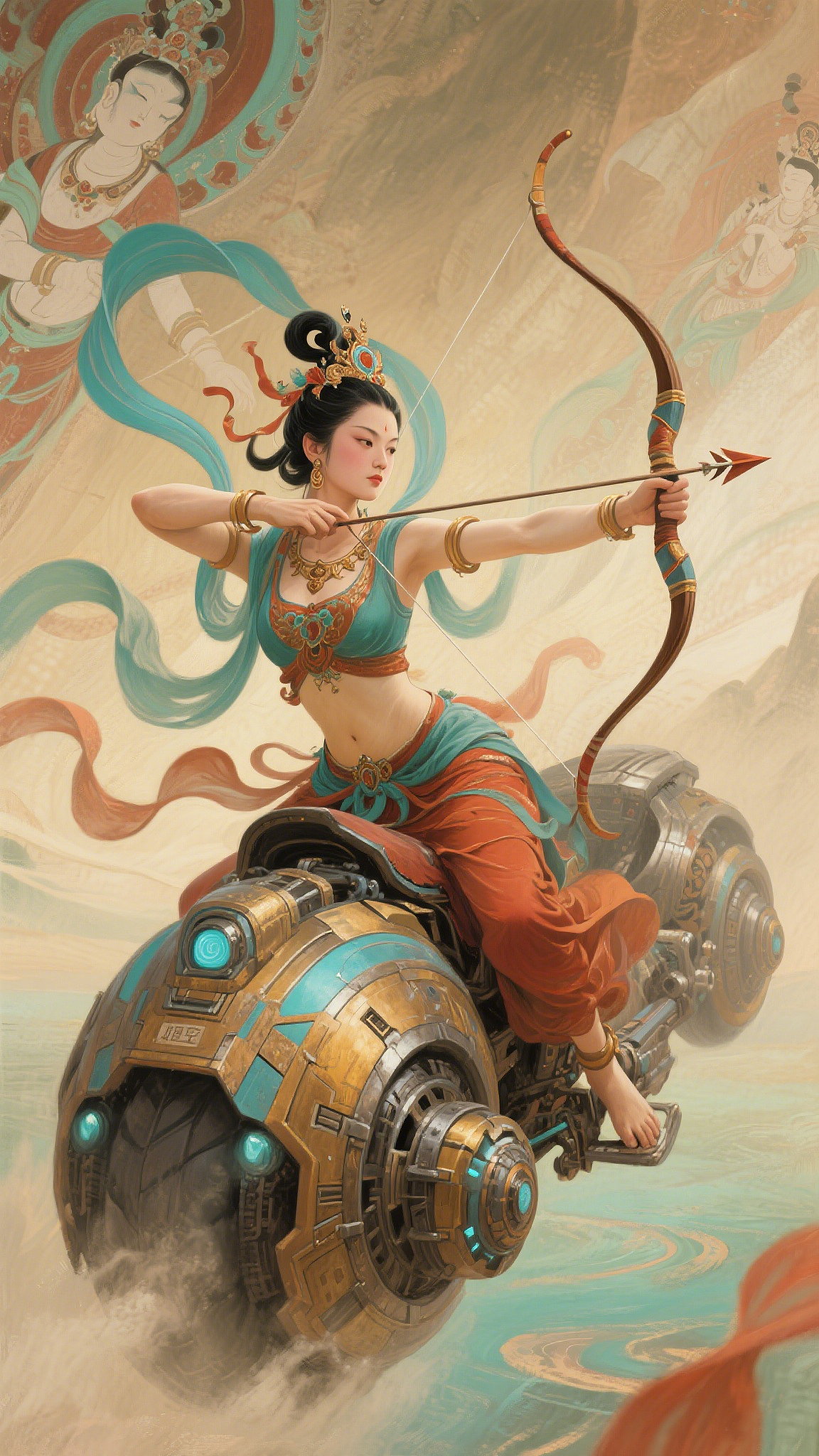 敦煌女侠·大漠孤烟直 长河落日圆