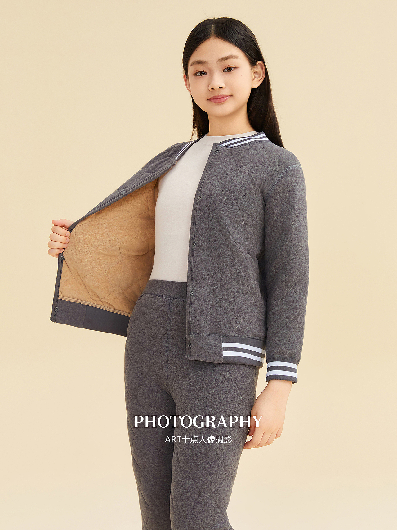 模特拍摄 | 内衣拍摄 x 电商学生保暖衣模特拍摄