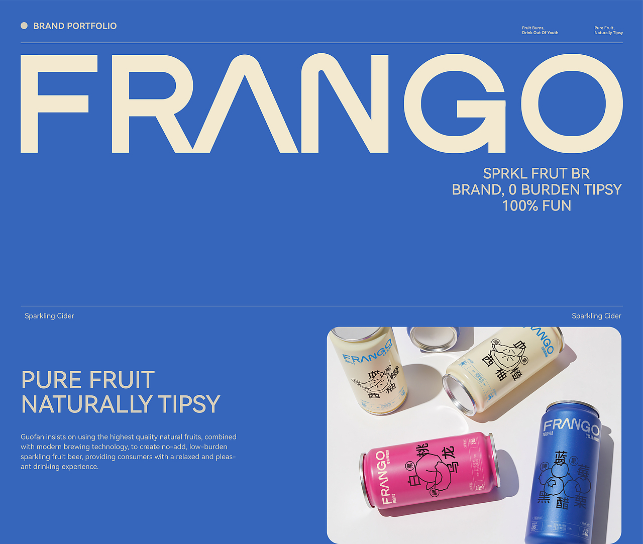 果燃气泡果酒品牌全案设计标志/VI/包装