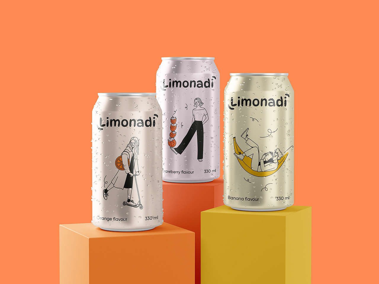 Limonadi | 饮料产品的品牌标识与包装设计（图ZMzg5MDU4MjU2） - 包装 - 站酷设计师WOYU品牌设计原创素材 - 站酷ZCOOL