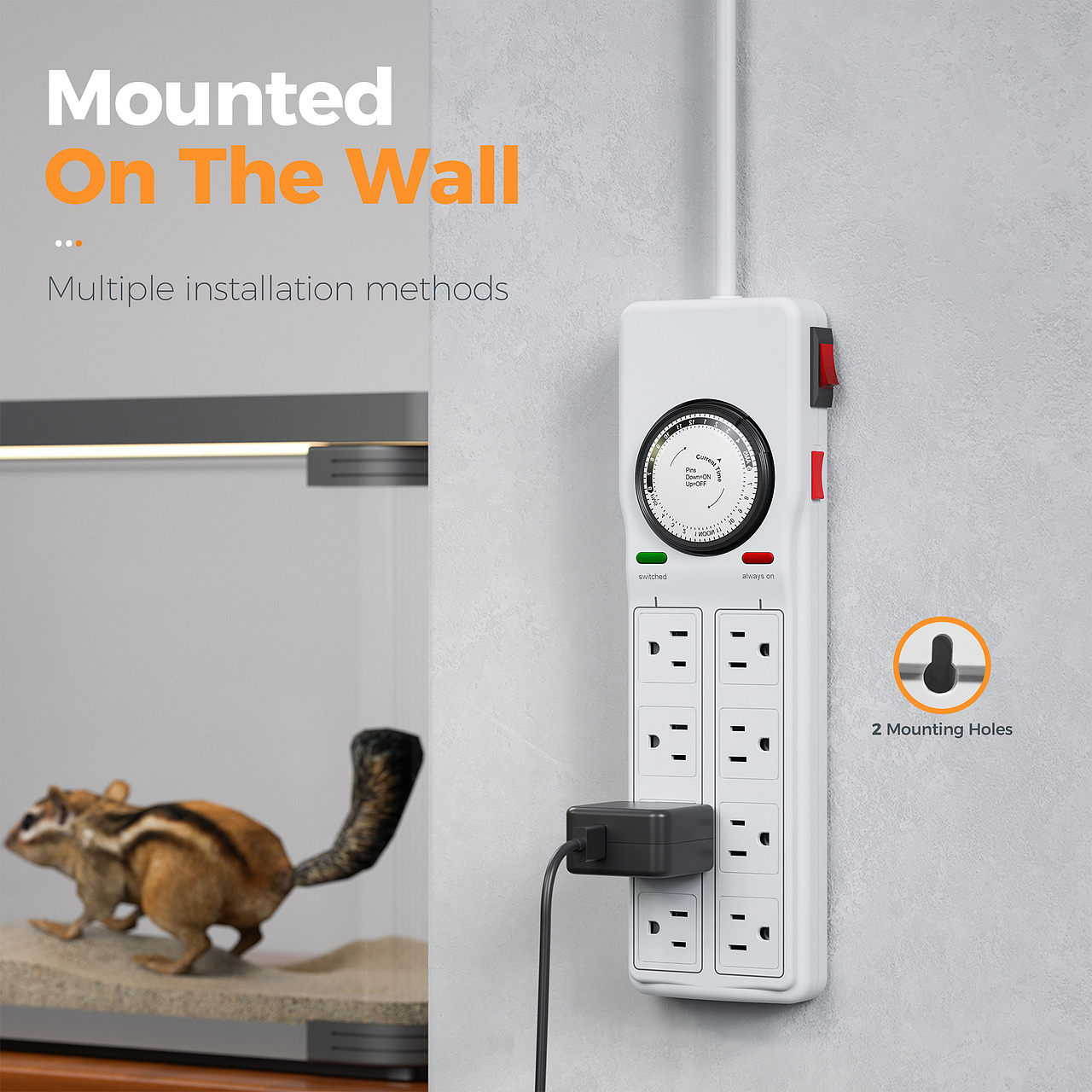 TESSAN排插产品渲染