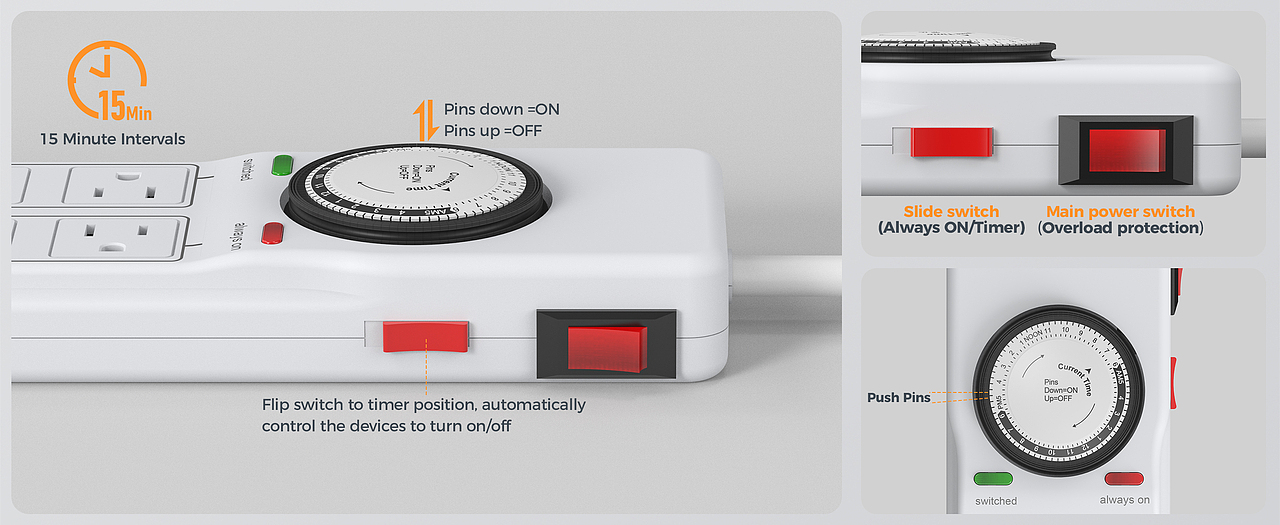 TESSAN排插产品渲染