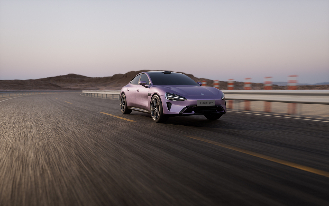 XIAOMI SU7 小米SU7 CGI 汽车场景渲染