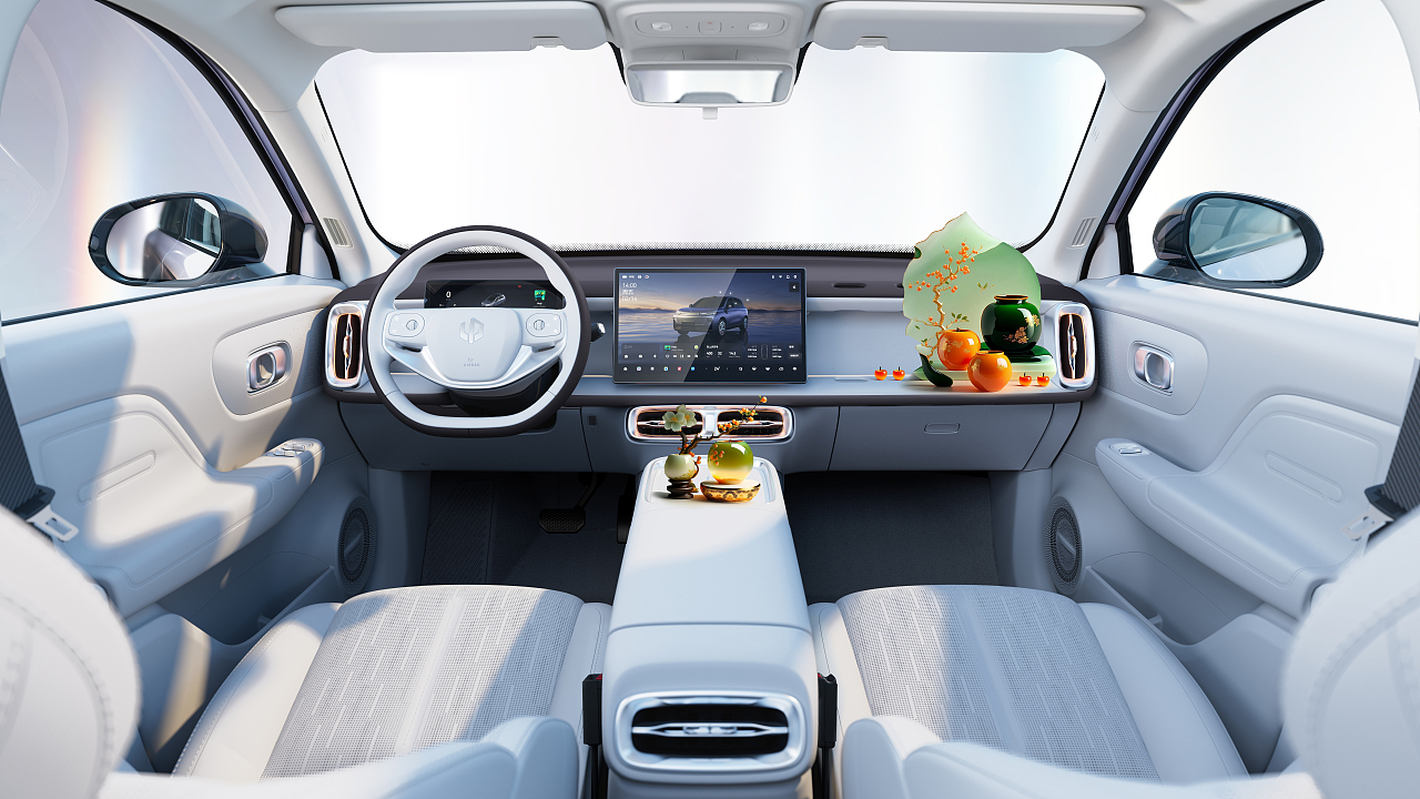 副驾的秋日创意摆件