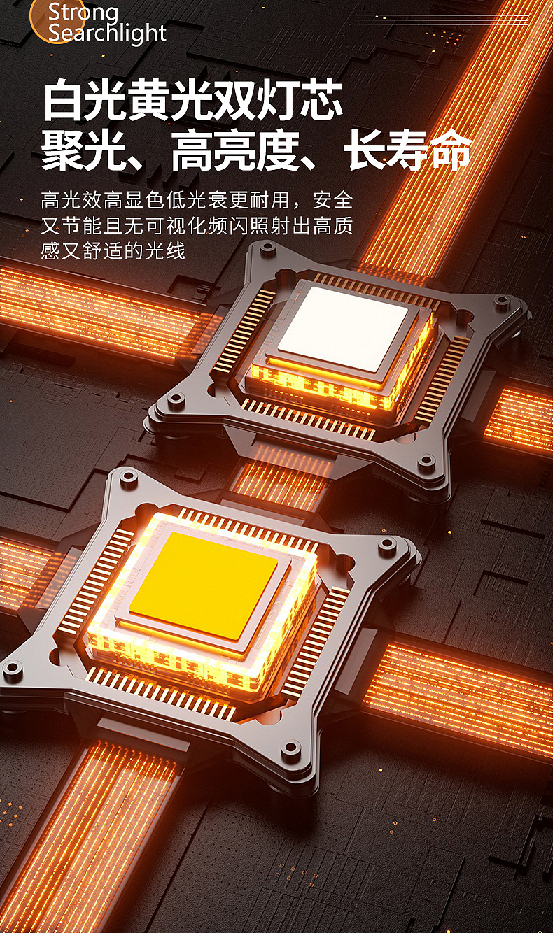 变焦头灯渲染详情 练习练习