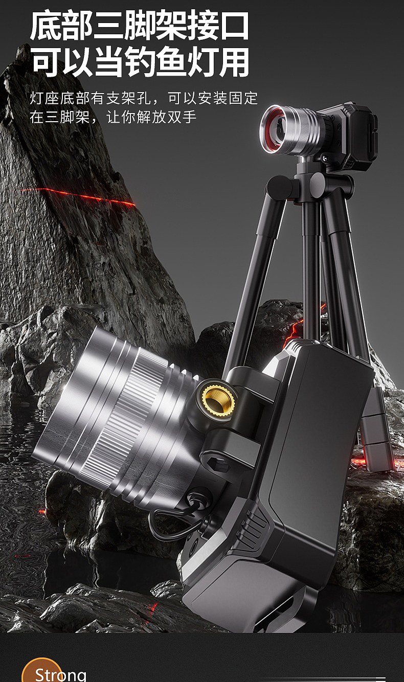 变焦头灯渲染详情 练习练习