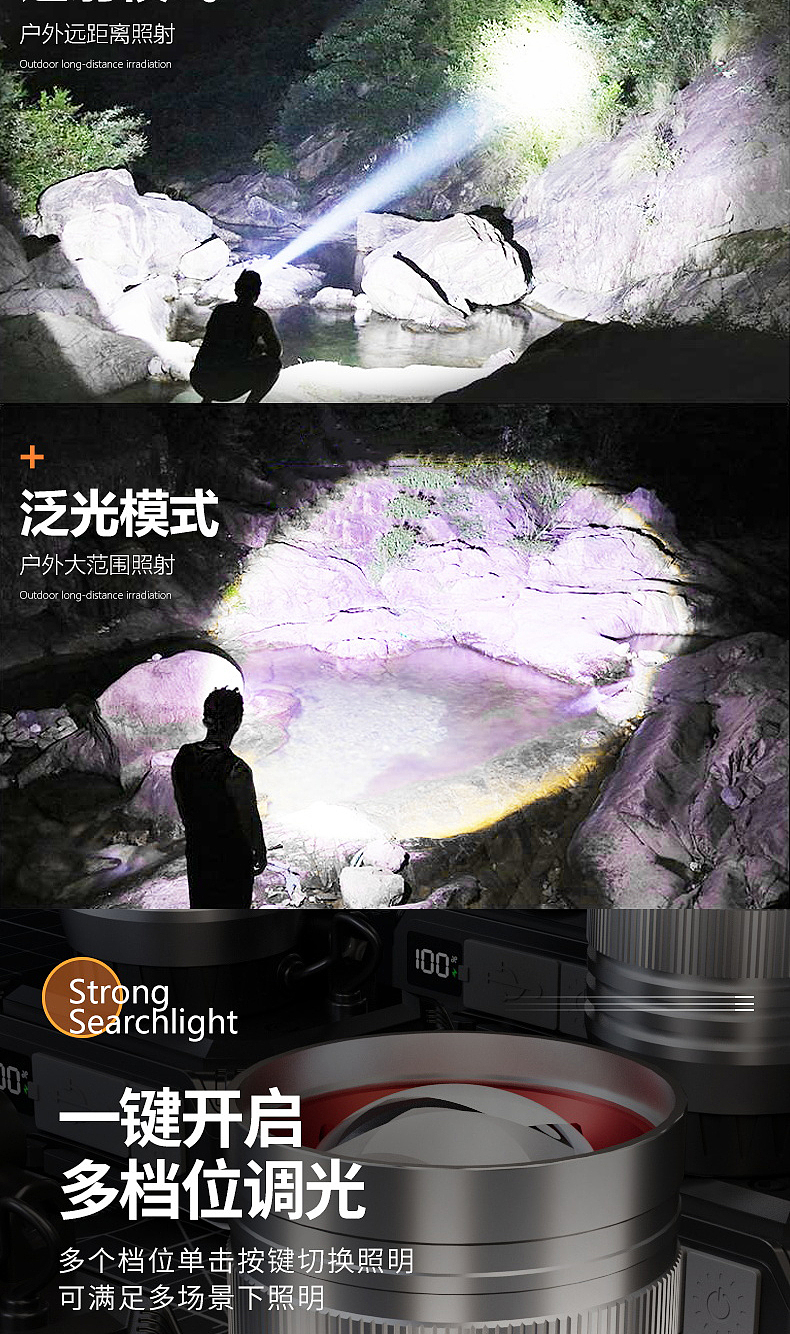 变焦头灯渲染详情 练习练习