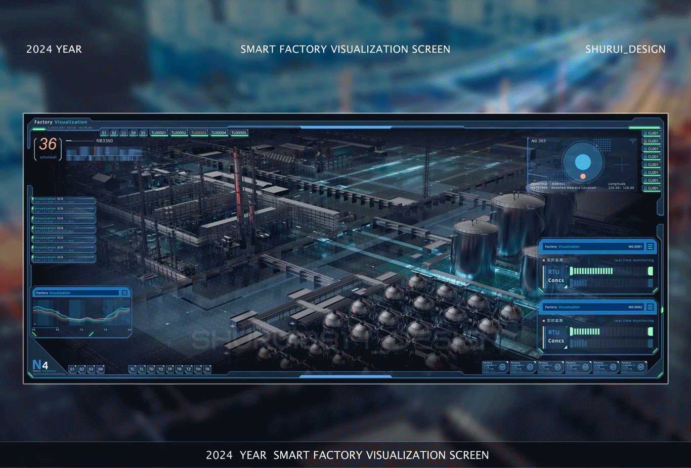 B端网页和虚拟仿真可视化