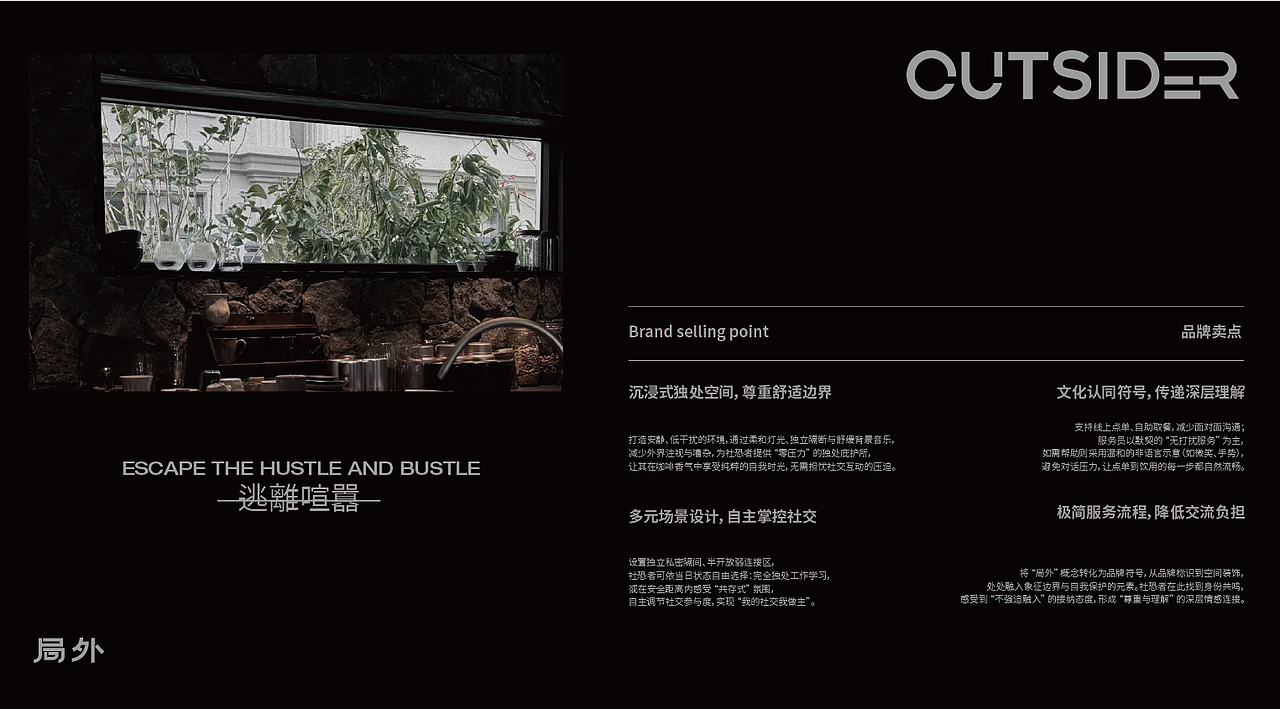 OUTSIDER局外咖啡-为社恐人群打造的舒适圈(图ZMzg5MDgyNTM2) - 品牌 - 站酷设计师Noah设计原创素材 - 站酷ZCOOL