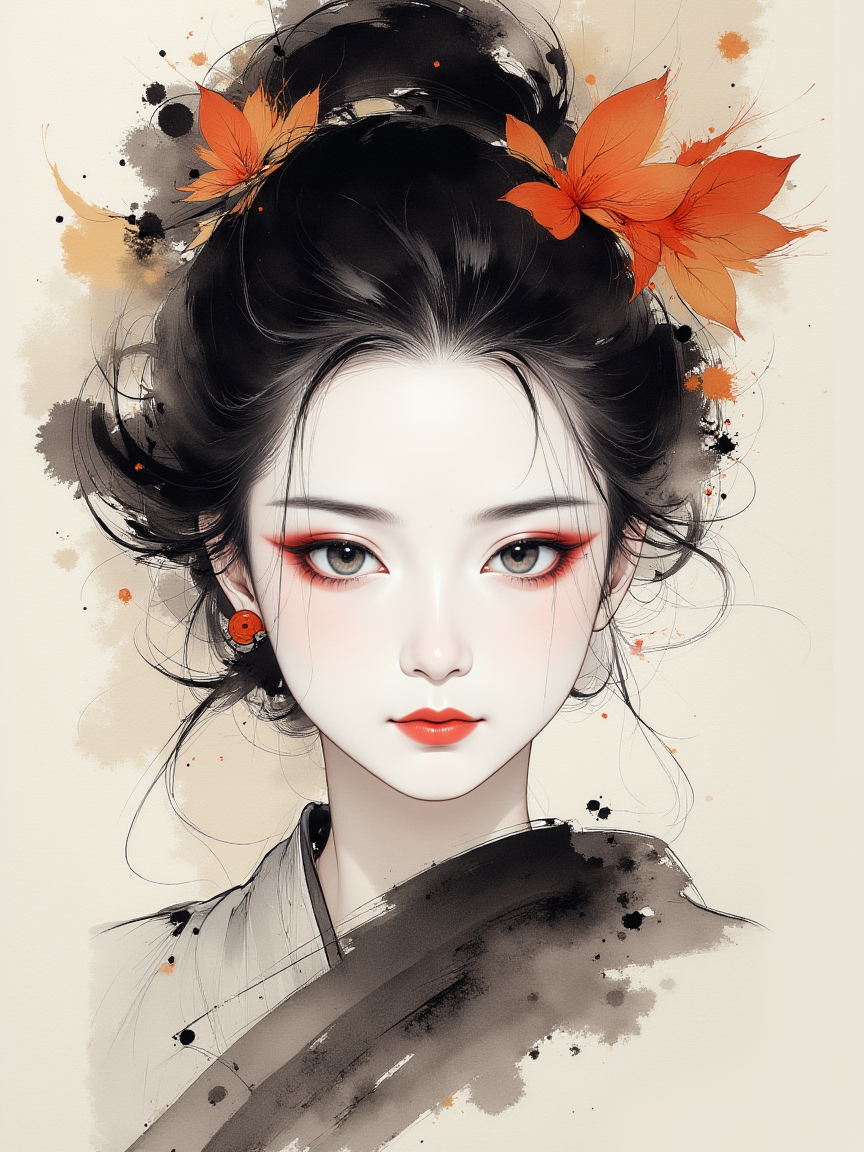 这AIGC工具杀疯了!枯笔皴擦+AI随机墨点,每张头像都是独一无二的东方哲学!