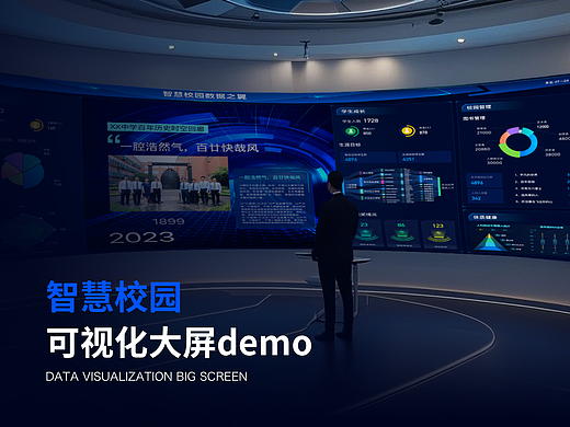 教育行业 ｜ 数据可视化大屏演示demo（个人主页-ZNzE3NTY0MTI=） - 软件界面 - 站酷设计师52Hz鲸小姐原创素材 - 站酷ZCOOL